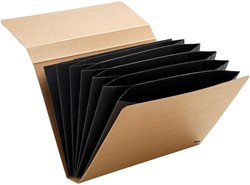 Trieur Kraft Line A4 7 compartiments brun 1 Stuk