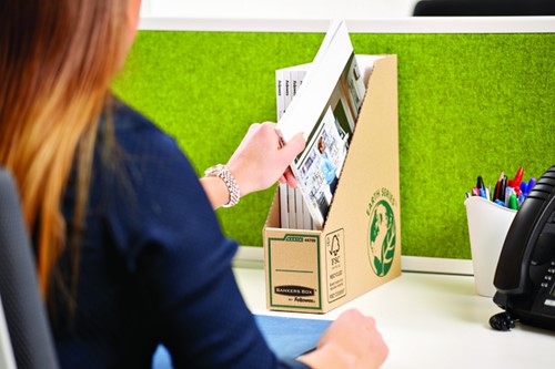 Porte-revues Bankers Box Earth A4 80mm brun 1 Stuk-3