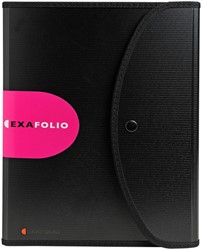 Trieur Exacompta Exactive Exacfolio A4 6 compartiments PP noir 1 Stuk