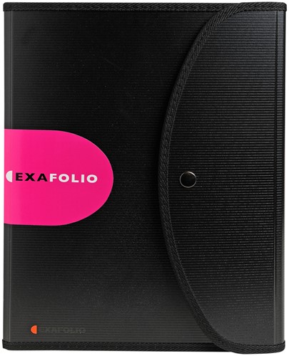 Trieur Exacompta Exactive Exacfolio A4 6 compartiments PP noir 1 Stuk