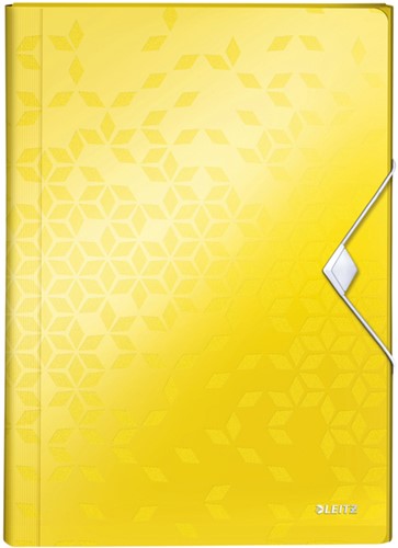 Trieur Leitz WOW pour A4 6 compartiments PP jaune 1 Stuk