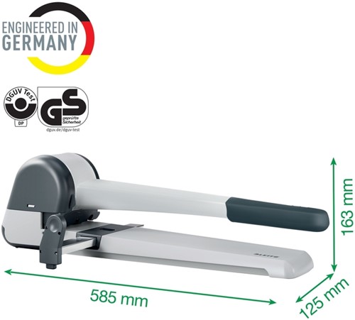 Perforateur Leitz 5182 Super 250 feuilles argent 1 Stuk-5