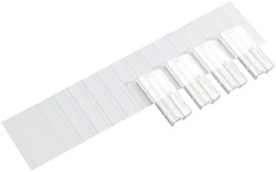 Cavaliers pour dossier suspendu Djois Alzicht 65mm transparent 25 pièces 25 Stuk