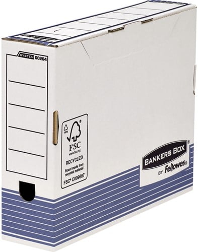 Archiefdoos Bankers box A4 80mm system 1 Stuk