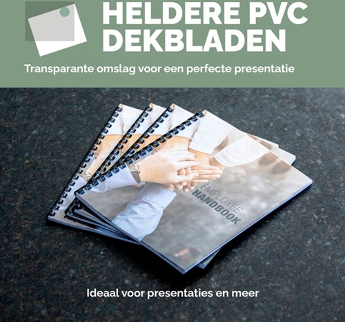Voorblad Fellowes A4 PVC 200micron transparant 100 Stuk-1