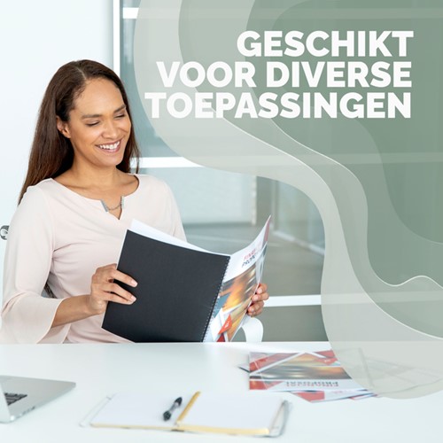Voorblad Fellowes A4 PVC 200micron transparant 100 Stuk-3