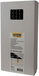 Reliure Fellowes 12mm 21 anneaux A4 noir 100 pièces 100 Stuk