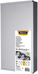 Peigne métallique Fellowes 10mm 34 anneaux A4 argent 100 pièces 100 Stuk
