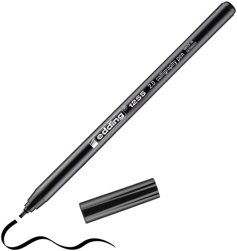 Feutre-Calligraphe edding 1255 2,0mm noir 1 Stuk-1