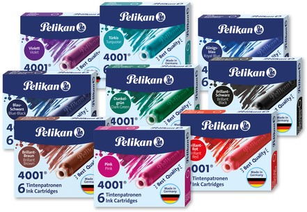Cartouche d’encre Pelikan 4001 turquoise 6 pièces 6 Stuk-2