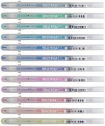 Stylo gel Sakura Gelly Roll Stardust set 12 couleurs 12 Stuk