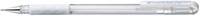 Gelschrijver Pentel K118 Grip M wit 1 Stuk