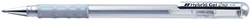 Gelschrijver Pentel K118 Grip M zilver 1 Stuk
