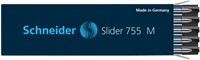 Recharge stylo bille Schneider Slider Jumbo 755 Medium noir 1 Stuk-2