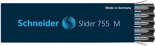 Recharge stylo bille Schneider Slider Jumbo 755 Medium noir 1 Stuk-2
