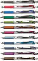 Gelschrijver Pentel BL77 Energel M zwart 1 Stuk-2