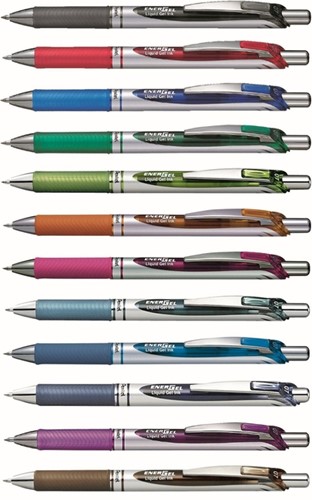 Roller gel Pentel BL77 EnerGel Medium brun 1 Stuk-2