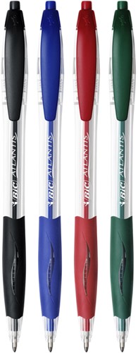Stylo bille BIC Atlantis Classic Grip Clic Medium noir 1 Stuk-2