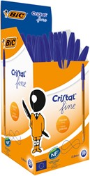 Stylo bille BIC Cristal Fin bleu 1 Stuk