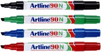 Marqueur Artline 90 biseauté 2-5mm bleu 1 Stuk-2