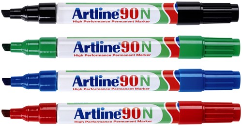 Marqueur Artline 90 biseauté 2-5mm bleu 1 Stuk-2