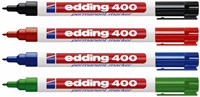 Viltstift edding 400 rond 1mm blauw 1 Stuk-2