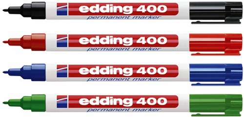 Viltstift edding 400 rond 1mm rood 1 Stuk-2