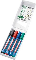 Marqueur pour chevalet edding 380 ogive 1,5-3mm assorti 4 pièces 4 Stuk