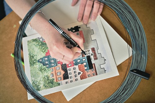 Fineliner STABILO Sensor 189/41 Fin bleu 1 Stuk-4