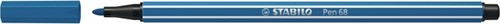 Viltstift STABILO Pen 68/41 M ultramarijn blauw 1 Stuk