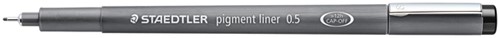 Fineliner Staedtler pigment 308 0.5mm zwart 1 Stuk