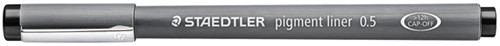 Fineliner Staedtler pigment 308 0.5mm zwart 1 Stuk-5