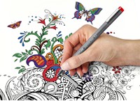 Fineliner Staedtler pigment 308 0.5mm zwart 1 Stuk-2