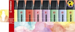 Surligneur STABILO BOSS Original 70/8 pastel assorti étui 8 pièces 8 Stuk