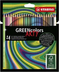 Crayon de couleur STABILO Greencolors 6019/24-1-20 étui 24 couleurs 24 Stuk