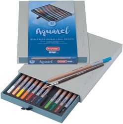 Kleurpotlood Bruynzeel Design aquarel 12st assorti 12 Stuk