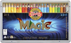 Crayon de couleur Koh-I-Noor Jumbo Magic boîte 24 couleurs 24 Stuk