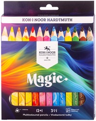Crayon de couleur Koh-I-Noor Jumbo Magic boîte 13 couleurs 13 Stuk