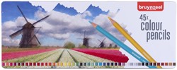 Crayon de couleur Bruynzeel Creatives Holland boîte 45 couleurs 45 Stuk