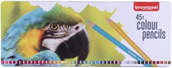 Crayon de couleur Bruynzeel Creatives Perroquet boîte 45 couleurs 45 Stuk