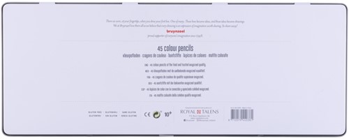 Crayon de couleur Bruynzeel Creatives tortue set 45 pièces assorti 45 Stuk-3