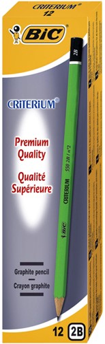 Crayon BIC Criterium 550 hexagonal 2B 1 Stuk-2
