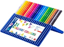 Crayons de couleur Staedtler Ergosoft triangulaire assorti 24pcs 24 Stuk