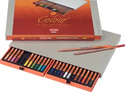 Crayons de couleur Bruynzeel Design boîte luxueuse 24 couleurs 24 Stuk