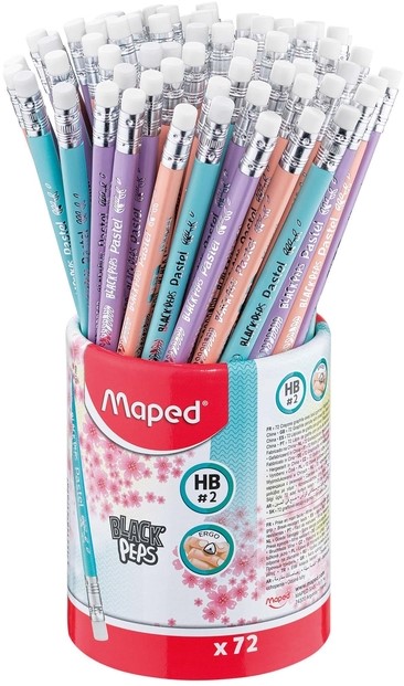 Duo taille-crayons & gomme Maped CONNECT PASTEL