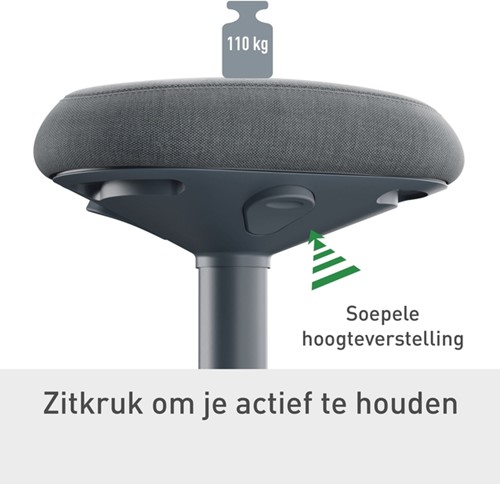Actieve zitkruk Leitz Ergo met comfortzitting 1 Stuk-8