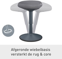 Actieve zitkruk Leitz Ergo met comfortzitting 1 Stuk-4