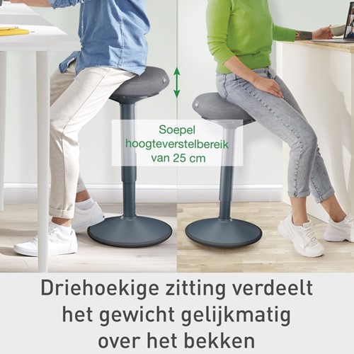 Actieve stakruk Leitz Ergo met comfortzitting 1 Stuk-9