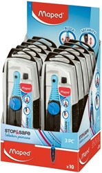 Passer Maped StopSafe 3delig display 10st assorti 1 Stuk