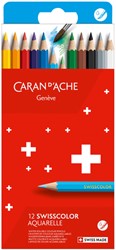 Kleurpotlood Caran d Ache aquarel doos 12st 12 Stuk